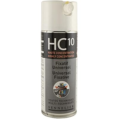 SENNELIER HC10 Spray Fixative, Clear, 400 ml