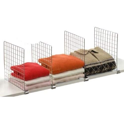 B.w. Chrome Shelf Dividers Set Of 8