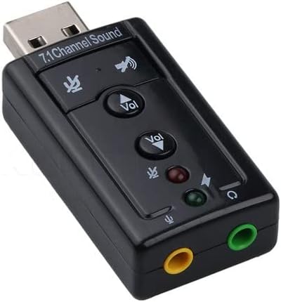 Lunatic Tkz External Usb 7.1 Channel Usb 3.5 Mm Jack Converter Sound Card