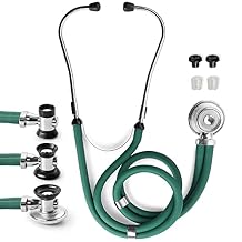 PrimaCare DS-9295-HG 30" Sprague Rappaport Style Stethoscope for Doctor, Nurse and Medical Student, Hunter Green