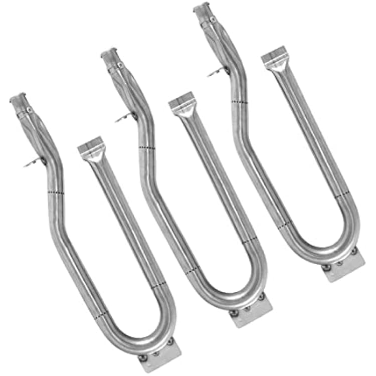 Gas Burners Tube Stainless Steel Grill Replacement Parts for Members Mark BQ05046-6, BBQ Pro BQ05041-28, BQ51009, Sams Club, Outdoor Gourmet,Set of 3 Pack Pipe Burner