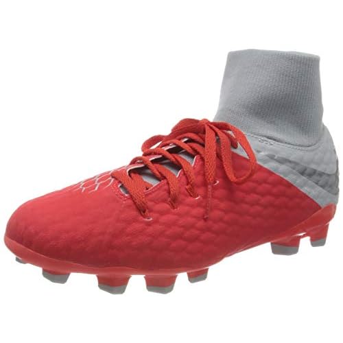 Nike JR Hypervenom Phantom 3 Academy DF FG Soccer Cleat Light Crimson 1.5Y