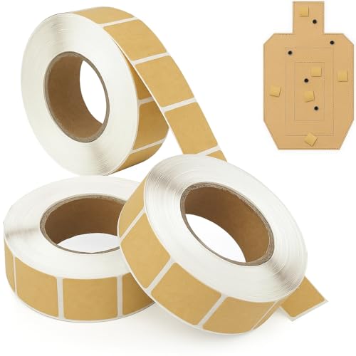 1234 Rolls Target Pasters - 0.87 Inch Self-Adhesive Shooting Target Stickers - Cardboard Targets Repair Patches - Ideal for USPSAIPSC and IDPA Practice, Shooting Training
