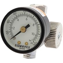 SHARPE 24AAV Air Adjusting Valve with Gauge 2210 for Automotive Paint Spraying