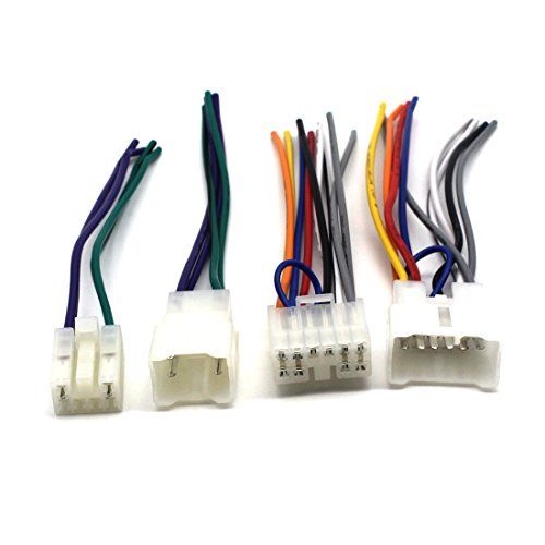 MOTONG Stereo Wire Harness for 1987-Up Toyota Power4 Speaker Connector.