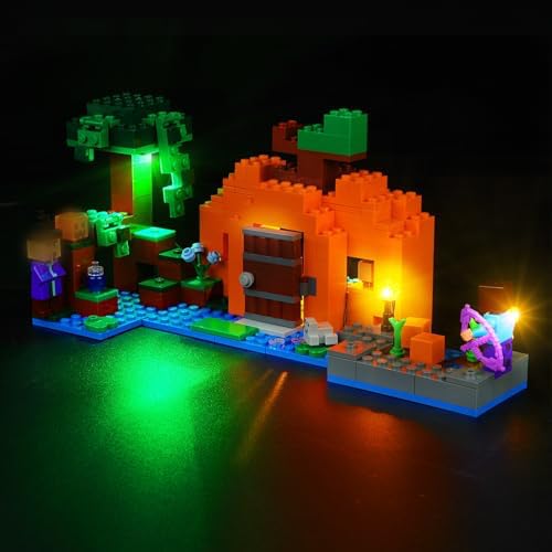 LED Light Kit for Lego The Pumpkin Farm 21248 Building Set, Creative Lighting kit No Model Set, Lights Only