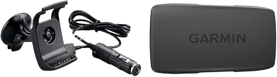 Garmin Auto Suction Cup Mount with Speaker (010-11654-00) and GPSMAP 276Cx Protective Cover