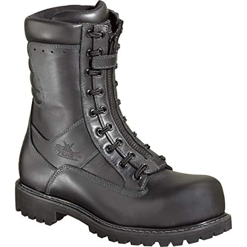 Thorogood 804-6379 Mens 9 Waterproof Power EMSWildland, Composite Safety Toe Boot, Black - 11 W US