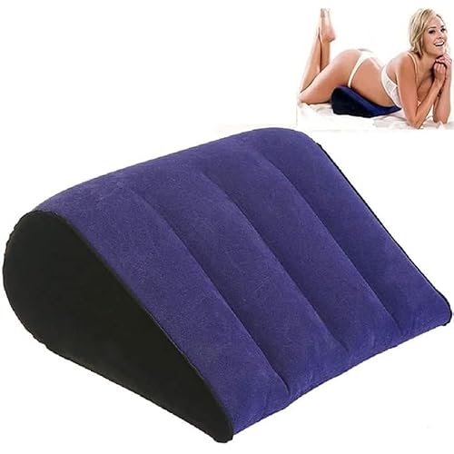 Upgrade Sex Pillow Position Cushion for Couple,Sex Furniture for Bedroom Triangle Inflatable Ramp Positioning for Deeper Position Support Pillow Men Women Couples Sweater DOE01