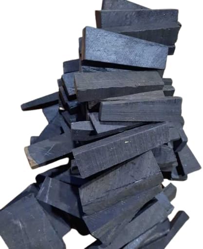 Karungali kattai (Raw cut) - Ebony wood sticks - Original quality raw cut pieces - Sindinga9 (2 inches (20-30g))