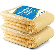 Primacare CB-6821 Disposable Transport Emergency Blanket, Lightweight and Warerproof, Blanket for Outdoors, Camping, First Aid, Hiking, Survival, 60 x 90, Yellow
