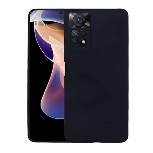 Compatible with Zore Xiaomi Redmi Note 11 Pro 5G Case Zore Premier Silicone Cover Black