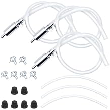 YuCool Brake Bleeder Hose Set, One Way Check Valve Tube Bleeding Tool Kit for Car Motorcycle Clutch,Universal Brake Bleeder Tool (3 Set)