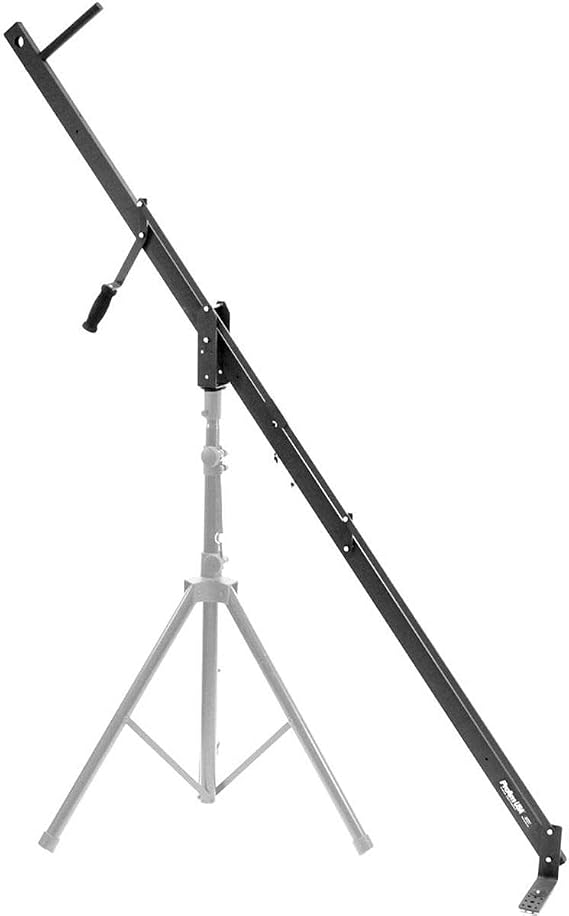 ProAm USA Orion DVC200 DSLR Video Camera Crane - Aircraft Aluminum Camera Jib - 8 ft Extendable Filmmaking Boom with L-Shaped Side Camera Mounting Bracket