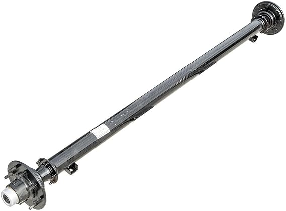 7k TK Trailer Axle - 7000 lb Idler 8 Lug - Dexter Compatible, 75" Hubface 58" Spring Center / 8x6.5 Bolt Pattern