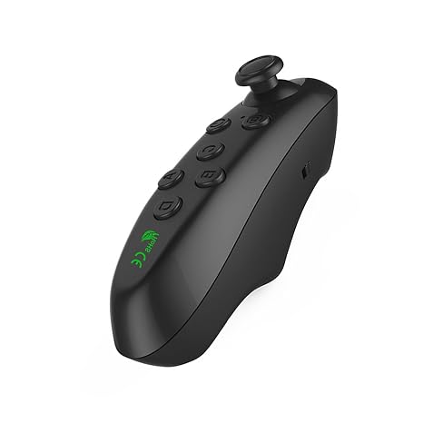 Wokyo VR Remote Controller Gamepad, Bluetooth VR Controller with 4 Modes Mini Joystick Remote for Android iOS Tablets Supports Games E-Book Page Flip and Mouse Control