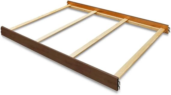 Full-Size Wood Conversion Kit Bed Rails for Simmons Kids Convertible Cribs
