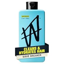 W by Jake Paul Mens 2-in-1 Shampoo and Conditioner, Full Looking Hair, Deep Clean & Hydrating, Wave Breaker Scent, 16 fl oz