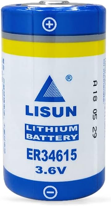 KAKAA (Pack of 1) ER34615 3.6V 19000mah D Size Lithium Battery for LISUN Multipurpose PLC Programmer ETC Battery