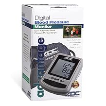 Advantage 6012N Series Adult Cuff Arm Home Semi Automatic Digital Blood Pressure Monitor 1-Tube Blue 1 Each