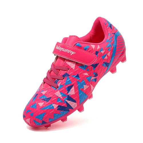 Kids Soccer Cleats Football Cleats for Boys Girls Youth Soccer Shoes AG