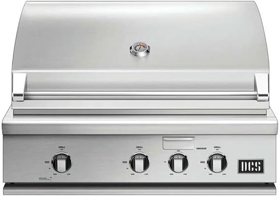 DCS Series 7 36-in 3 Burner Built-In Propane Gas Grill w/Integrated Smoker Box & Independent Burner - BH1-36-L