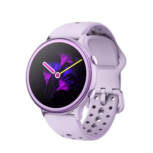 KEEPONFIT Smart Watches for Women, Fitness Tracker with Heart Rate & SpO2 Monitor, IP67 Waterproof Activity Tracker for Men & Women, Smart Sports Watch for Android & iOS Purple