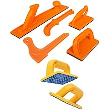 Peachtree Woodworking Supply Safety Kit and 2 Gator Grip Push Blocks Ideal for Woodworkers for Use On Table Saws, Router Tables, Jointers and Band Saws - 5 Pieces