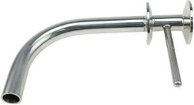 Racking Arm, 34 19mm OD with 1.5 Tri Clamp Pickup Dip Tube Home Brew Fitting Tri Clover Racking Arm Stainless Steel SS304 Silver Color : Racking arm only