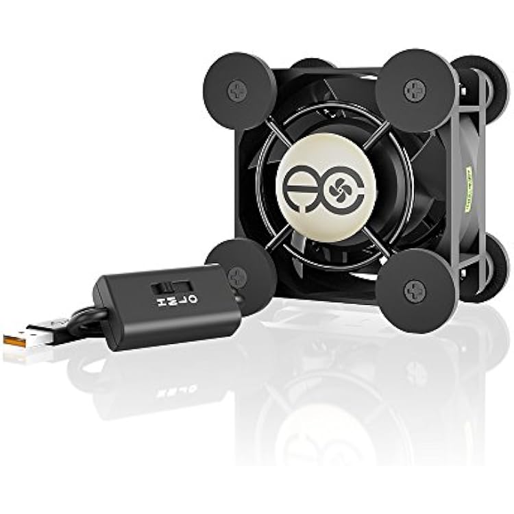 AC Infinity MULTIFAN Mini, Compact 40mm x 20mm USB Fan, UL-Certified for VR Gear, Aquarium, Roku, Router, Raspberry Pi, Cosplay, Helmet Cooling Ventilation