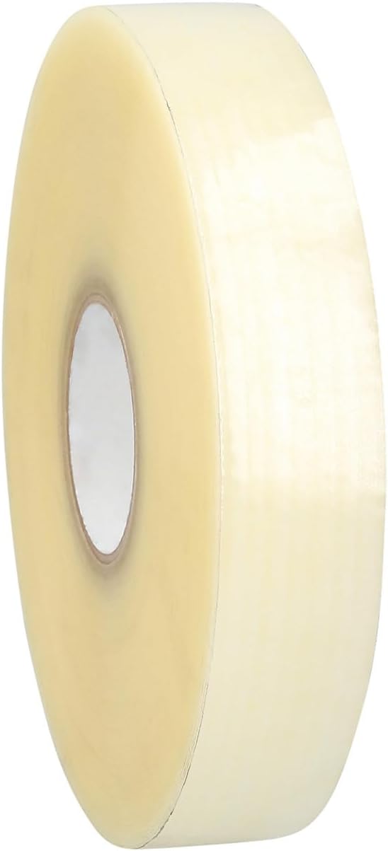 Shield Tape Machine Dispenser Packing Tape, 1.88 Inch x 1000 Yards, 6 Rolls, Clear, 1.75 Mil, 3 Inch Core, Packaging Tape for Commercial Refill, Industrial, Shipping
