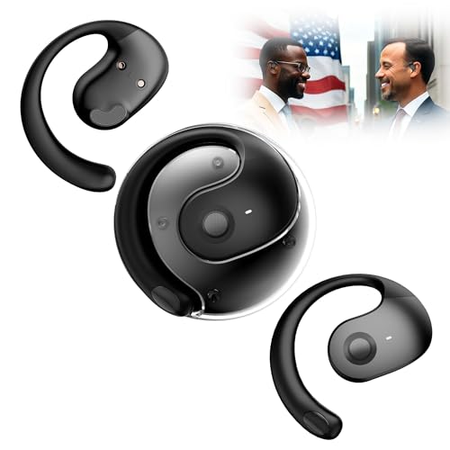 Xmenha Translation Earbuds Real Time, 144 Languages Translation Device Ai Translator Earbuds Translating Headphones Real Time Ai Headphones Language Translation