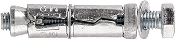 Molly Solid Hook Bolt Shield Anchor, 14 x 50 mm - Pack of 2