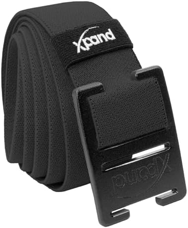 Xpand Explorer Belt No-Show Invisible Elastic Belt w/Slim Aluminum Buckle