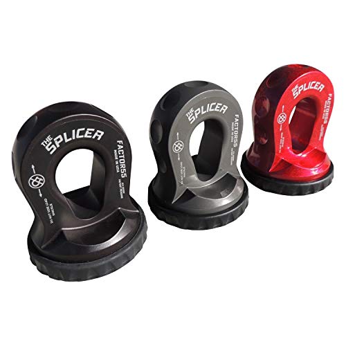 Factor 55 The SPLICER Sintetic Rope Shackle Mount Black