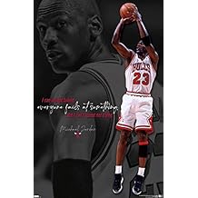 Trends International Michael Jordan - Can't Accept Not Trying Wall Poster, 22.375" x 34", Premium Unframed Version