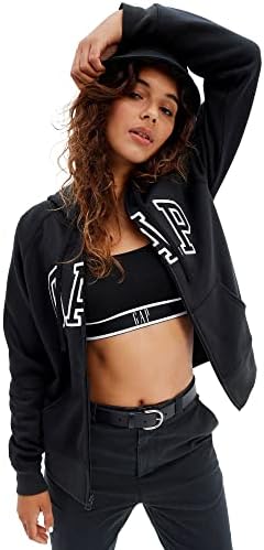 GAP Womens Logo Hoodie Hooded Full Zip Sweatshirt