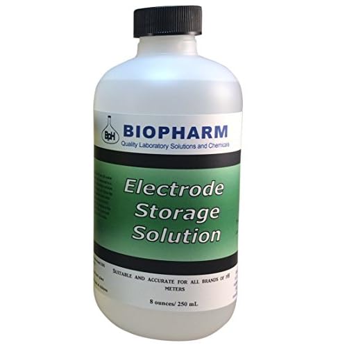 pHOxygen Reduction Potential ORP Electrode Storage Solution, 250 mL 8.4 fl oz Suitable for All pH Meters 1M KCl Solution Keeps Your Probe Conditioned and Helps to Extend its Life