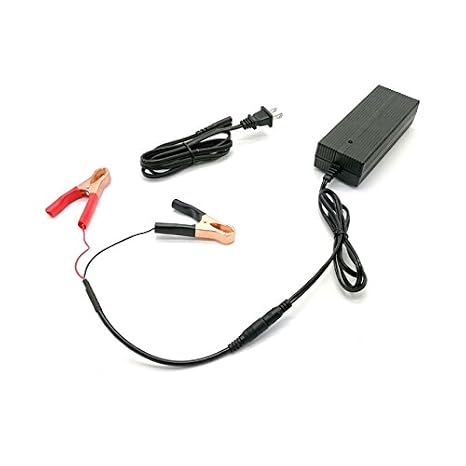 Bioenno Power 14.6V, 6A AC-to-DC Charger (Alligator Clips) for 12V LiFePO4 Lithium Iron Phosphate Batteries (BPC-1506C)