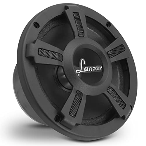 Lanzar Upgraded Opti Pro 6.5 High Power MidBass - Powerful 500 Watt Peak 105Hz 12 kHz Frequency Response 30 Oz Magnet Structure 4 Ohm wPaper Cone and Foam Surround Full Range Speaker - OPTI6MI