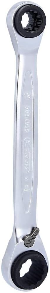 KS Tools 503.4565 4-in-1 GEARplus Reversible Double Ratchet Ring Spanner 10 x 13 x 17 x 19 mm