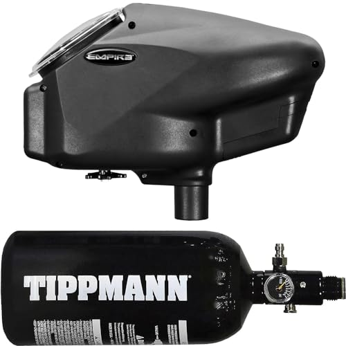 Empire Halo Too Electronic Loader Hopper with Tippmann 48ci HPA Tank