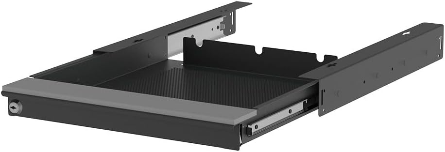 PENN ELCOM Under Desk Lockable Laptop Drawer 376mm x 446mm x 55mm