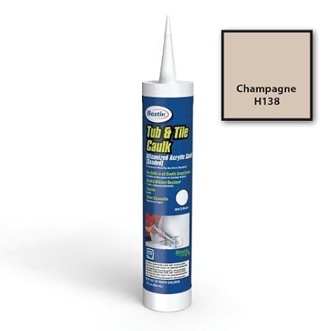 Bostik Tub & Tile Caulk Sanded 10 OZ Champagne H138