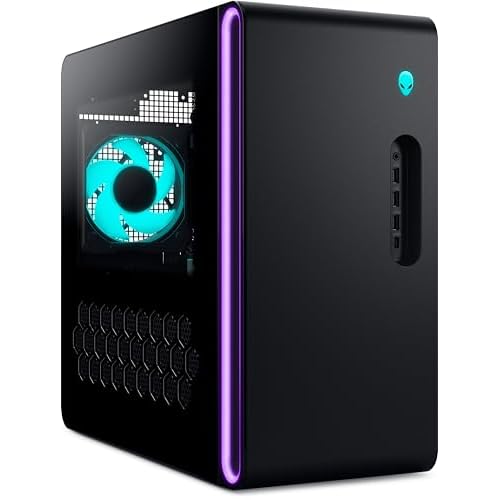 Alienware Aurora ACT1250 Gaming Desktop PC - Intel Core Ultra 9 285K 24-Core up to 5.7GHz, 32GB DDR5 RAM, 8TB NVMe SSD, NVIDIA GeForce RTX 4060Ti 8GB, Liquid Cooling, Windows 11 Home