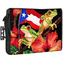 Outdoor TV Cover Althea Five Stars Puerto Rico Flag Blue Triangle Red White Stripes Summer Waterproof TV Covers for 70 to 75 Inch Outside Flat Screen Television Protector Shield 68"W x 42"H x 4.5"D
