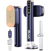 Travel Steamer for Clothes,Sundu Portable Handheld Garment Steamer,15s Fast Heat-up,2 Water Tanks (180 ml and 100 ml),Steamer Ironing Gloves,45 Minutes of Continuous Ironing for Travel,Home Aqua Blue