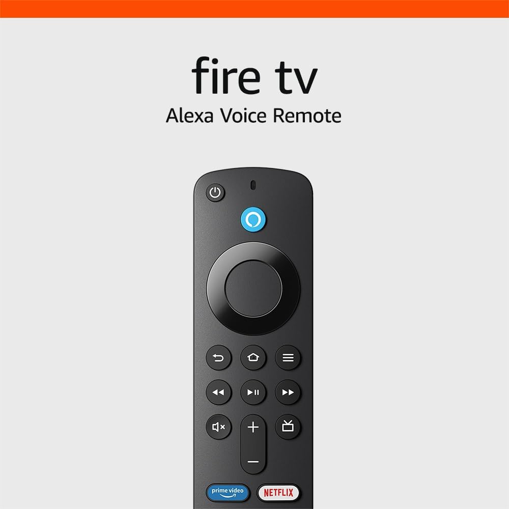 Amazon Made Fire TV Alexa Voice Remote with TV controls, requires compatible Fire TV device