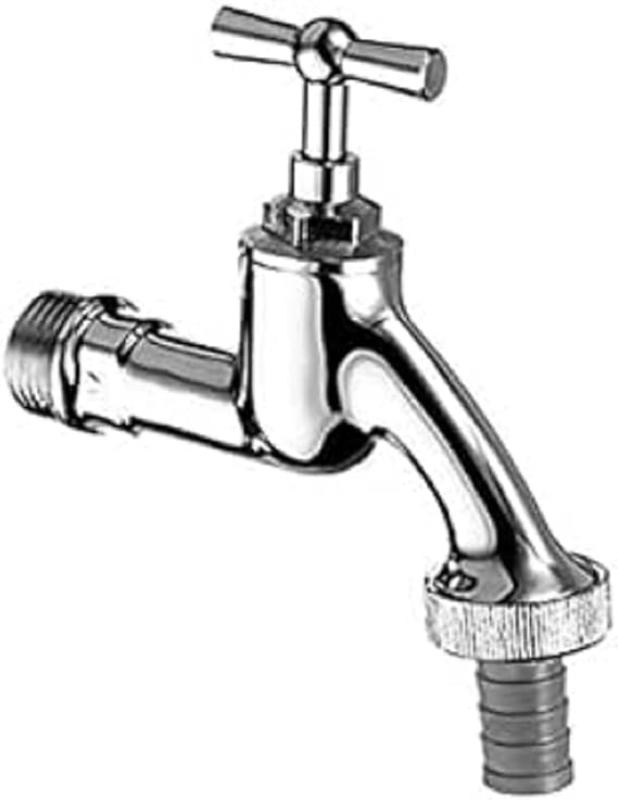 Schell Tap with Locking Handle, 1/2 Inch Matt Chrome 034050399