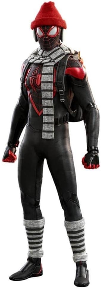 Hot Toys Video Game Masterpiece Marvel's Spider-Man: Miles Morales Miles Morales / Spider-Man 1/6 Scale Figure, Black